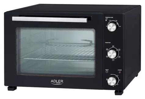 Adler AD 6026 schwarz / Elektrobackofen / 48 l