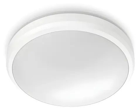 Philips Doris 6W weiße LED-Außenleuchte / 600 lm / 4000K / IP54 / 22 cm