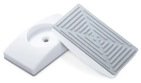 SIPO Schutzwandpolster für Babygitter, weiß / 4er-Set / Universal