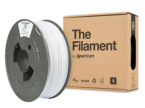 PETG-Filament, schneeweiß / Druckfilament / 1,75 mm / 1 kg