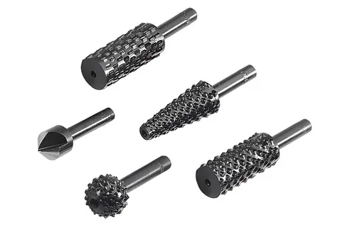 Wolfcraft Raspel- und Senker-Set  12,5/14/12 mm / Werkzeugset / 3-teilig