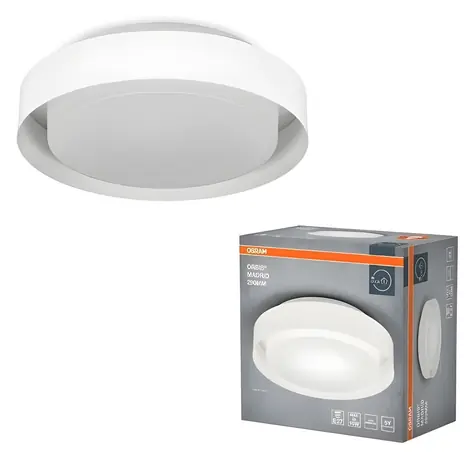 OSRAM Orbis Madrid weiß / Deckenleuchte / 2x E27