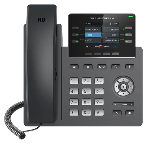 Grandstream GRP2613 / IP-Telefon / 3 SIP-Tasten / 24 BLF-Tasten / PoE / Gigabit-LAN