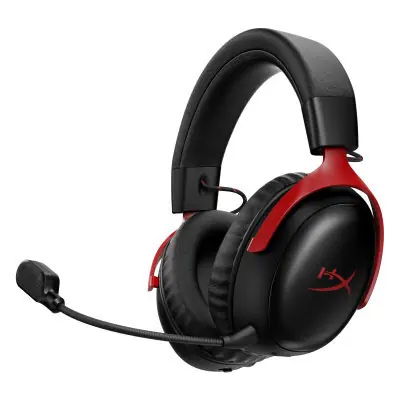 HyperX Cloud III S schwarz-rot / Gaming-Headset / Kabellos / Bluetooth 5.3 / Mikrofon