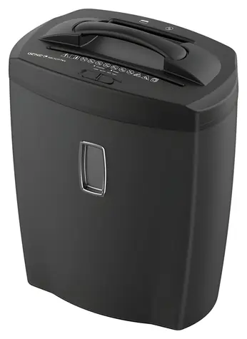 GENIE Aktenvernichter 580 XCD+ schwarz / Kreuzschnitt 5x18 mm / 21 l / 10 Blatt / CD, DVD, Kreditkarten