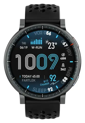 Amazfit Active Max Schwarz / Smartwatch / 1,5" AMOLED / Bluetooth 5.3 / Android 7+ & iOS 14+