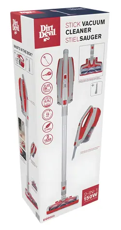Dirt Devil DD9003 / Akku-Stielstaubsauger 2-in-1 / 0,7 l / Betriebsdauer 15 Minuten