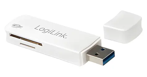 LogiLink CR0034A weiß / Speicherkartenleser / USB 3.0 / SD/SDHC/SDXC/microSD