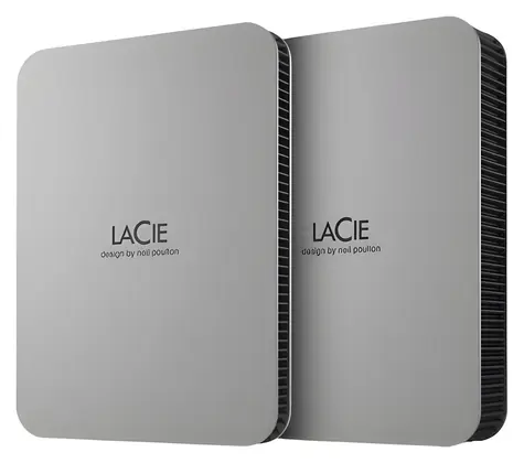 LaCie Mobile Drive Secure grau / Externe Festplatte / 2 TB / 2,5" / USB-C 3.2 Gen 1
