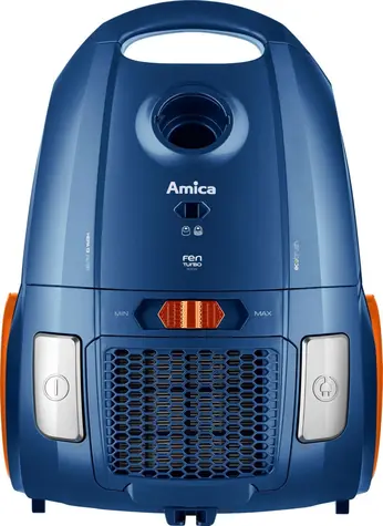 Amica Fen Turbo VM 2062 blau / Staubsauger / 900 W / 3-Liter-Beutel / Reichweite 7,5 m / 80 dB