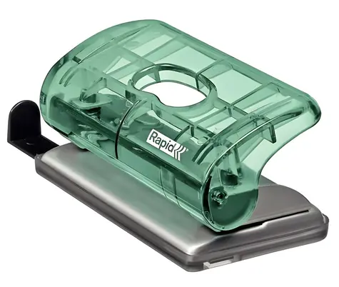 Rapid FC5 Colour'Ice Eisgrün / Mini-Locher / 10 Blatt / ABS-Kunststoff