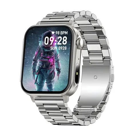 Colmi P80 silber / Smartwatch / 1,83-Zoll-Display / Bluetooth-Anrufe / IP67