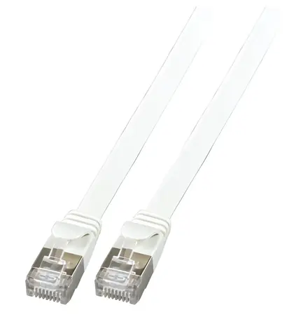 EFB Patchkabel flach Cat6A U/FTP grau / Patchkabel / 1,5 m / RJ-45 / PVC