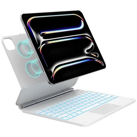 Typecase Edge weiß / Tastaturhülle / Apple iPad Pro 13" (2024/2025)