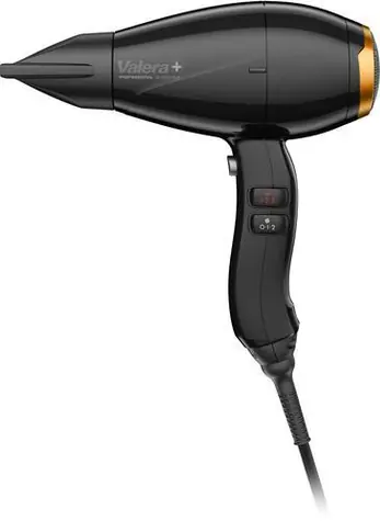 Valera 9200 Ionic PLUS schwarz / Haartrockner / 2400 W / 6 Gebläsestufen / Ionisierung / 2 Aufsätze