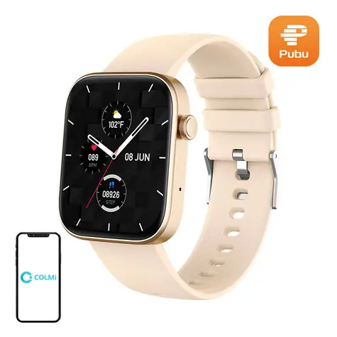 Colmi P71 Gold / Smartwatch / 1,9 Zoll / IP68 / Bluetooth / Multisport