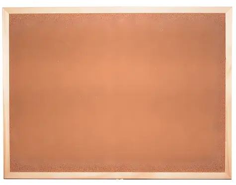 Klassische Korktafel 60 x 40 cm mit Holzrahmen / Korktafel / Einseitig