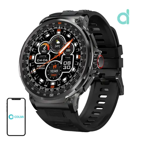 Colmi V69 schwarz / Smartwatch / 1,85"-Display / IP68 / Bluetooth-Anrufe / 710 mAh