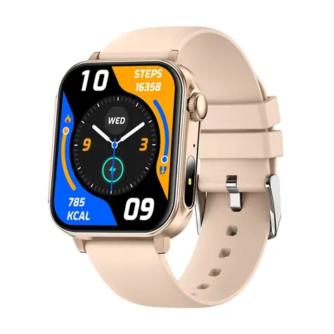 COLMi P80 Gold / Smartwatch / 1,83" HD-Display / Bluetooth-Anrufe / e-SIM / IP67