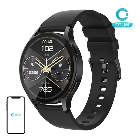 Colmi i28 Ultra Schwarz / Smartwatch / 1,43" AMOLED / 466x466 / BT 5.3 / IP68