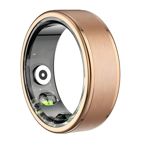 Colmi R03 Größe 11 Gold / Smart Ring / Titan / BT 5.0 / 5 ATM