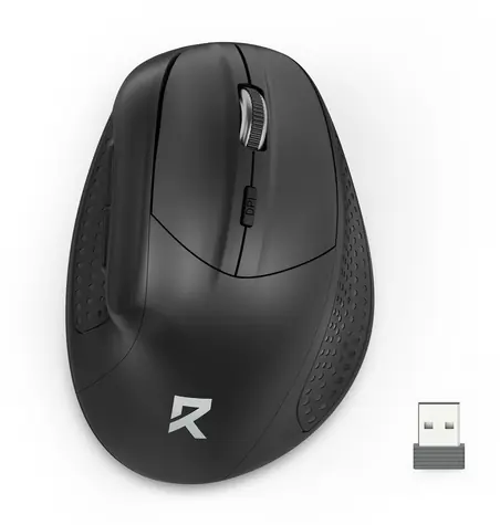 Redragon BM-4033 schwarze / Kabellose Vertikalmaus
