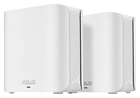 Asus ZenWiFi BD4, weiß, 2er-Pack / Mesh-Router / WiFi 7 / BE3600 / 2,4 GHz / 5 GHz / 2x LAN
