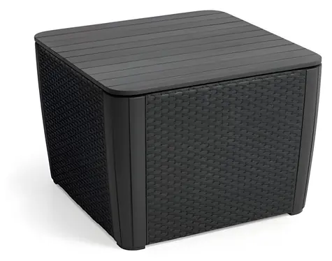 Keter Luzon PLUS Graphit / Gartentisch / Mit Stauraum