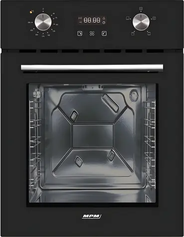 MpM MpM-45-BO-23C schwarz / Einbaubackofen / 50 l / Touch-Bedienung / Aqua Clean / A