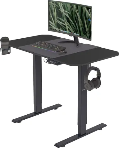 Diablo Chairs EGON 1100 schwarz / Gaming-Tisch / 110 x 60 cm