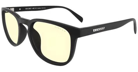 Gunnar Oakland Onyx Gunnar Fokus-/Gaming-Brille / Bernsteinfarbene Gläser / BLF 65