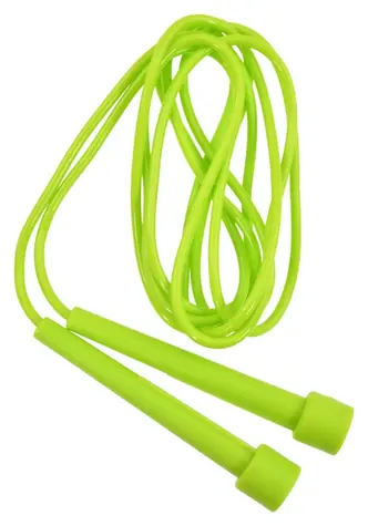 Lifefit Springseil SPEED ROPE 280 cm hellgrün / PVC-Seil / Kunststoffgriffe / verstellbare Länge