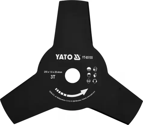 YATO YT-85155 / Trennscheibe für Freischneider / 255 mm / Loch 25,4 mm