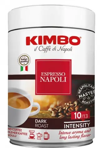 Kimbo Espresso Napoli 250 g / Gemahlener Kaffee / Dose