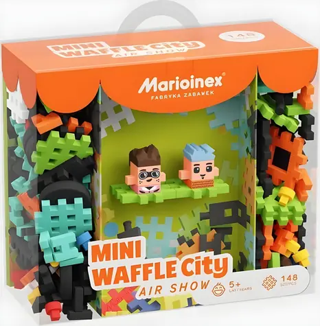 MARIOINEX Mini-Waffel-Flugshow-Set / 148 Teile