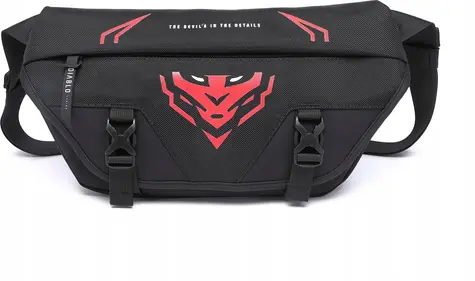 Diablo Chairs Bauchtasche schwarz / Bauchtasche für Gaming-Stuhl / groß