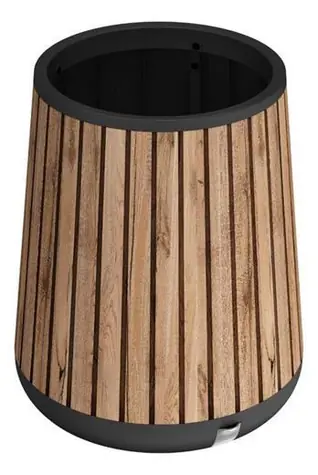 Keter Deco Kegelförmiger Walnuss-/Blumentopf