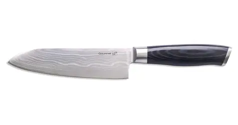 G21 Gourmet Damastmesser / Santokumesser / 17 cm