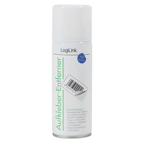 LogiLink RP0016 Etikettenentferner / Reinigungsspray / 200 ml