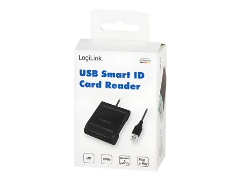 LogiLink CR0047 schwarz / Smartcard-Lesegerät / USB 2.0