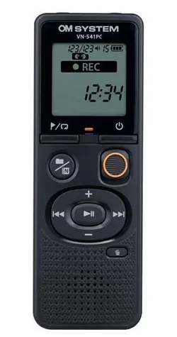 OM SYSTEM VN-541PC schwarz / Digitaler Diktiergerät