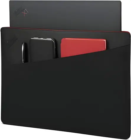 Lenovo ThinkPad Hülle 13" schwarz / Laptoptasche / Materialmix / Vordertasche