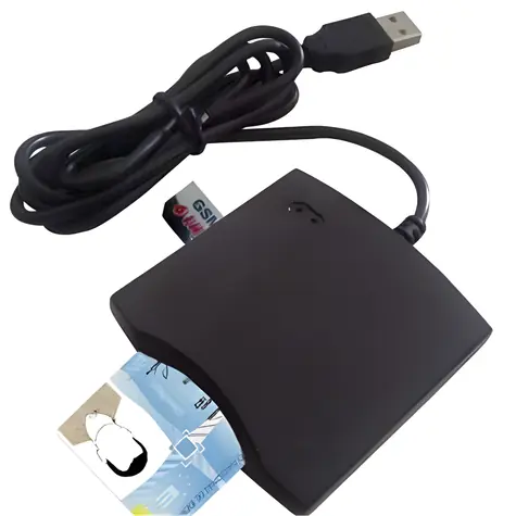 Transcend N68 schwarz / Smartcard-Lesegerät / USB / PC/SC
