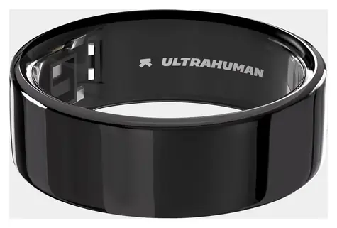 Ultrahuman Ring Air Aster Schwarz / Smart Ring / Größe 9