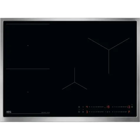 AEG TO74IB00UB schwarz / Induktionskochfeld / Touch-Bedienung / Display / Breite 696 mm