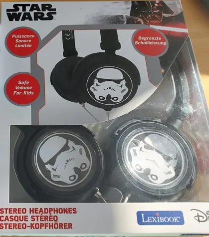 Lexibook Star Wars Stormtrooper Kopfhörer schwarz / kabelgebunden / faltbar / Lautstärkebegrenzung