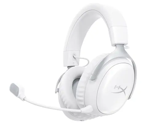 HyperX Cloud III S weiß / Gaming-Headset / Mikrofon / Bluetooth 5.3 / 2,4 GHz / PC, PS5, PS4