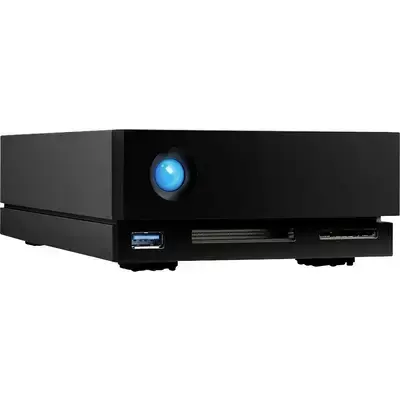 LaCie 1big Dock 16 TB schwarz / Externe Festplatte 3,5" / Thunderbolt 3 / USB-C / USB 3.0 / SD/CF-Kartenleser