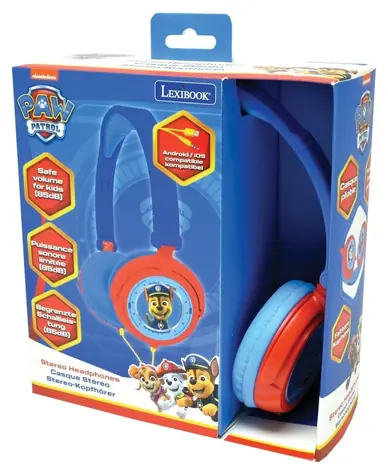 Lexibook Kopfhörer Paw Patrol / Kinderkopfhörer / kabelgebunden / Lautstärkebegrenzung 85 dB / faltbar