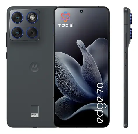 Motorola EDGE 70 12+512 GB Pantone Gadget Gray / Smartphone / 6,7" AMOLED 120Hz / Snapdragon 7 Gen 4 / Android 16